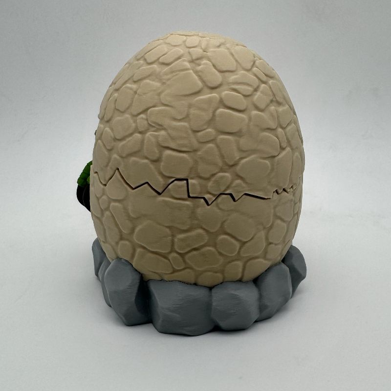 Hatchling Relic Egg MTG Commander Deck Box | Fantasy Dinosaur Magic The Gathering Card Holder