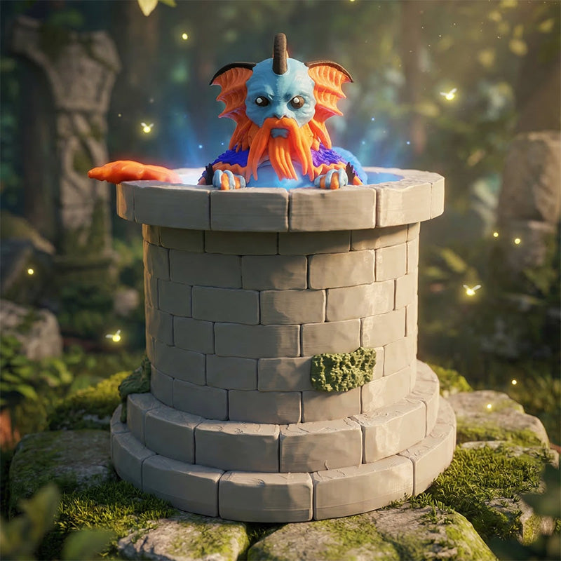 Well Guardian MTG Commander Deck Box | Lorwyn Inspired Magic The Gathering Card Holder