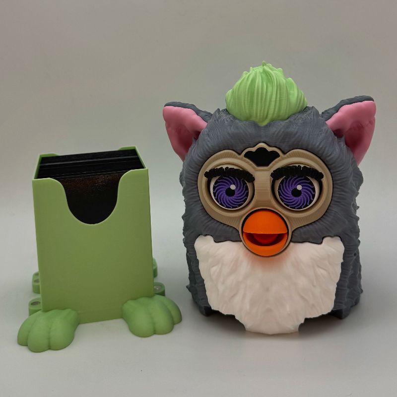 Furby MTG Commander Deck Box | Creepy Magic The Gathering Card Holder