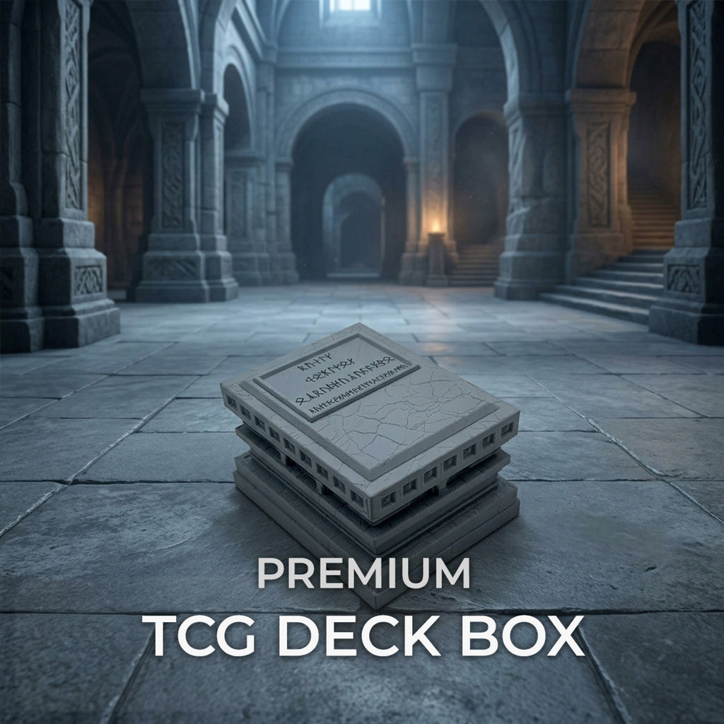Dwarven Tomb MTG Commander Deck Box | LOTR Moria Inspired Magic The Gathering Card Holder
