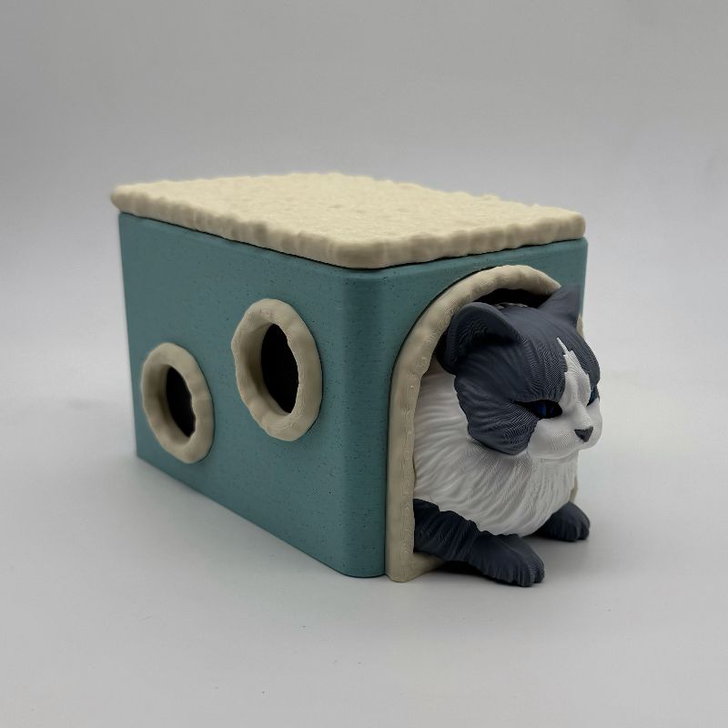 Cat Hideaway Commander Deck Box | MTG Magic The Gathering | EDH 100 Card