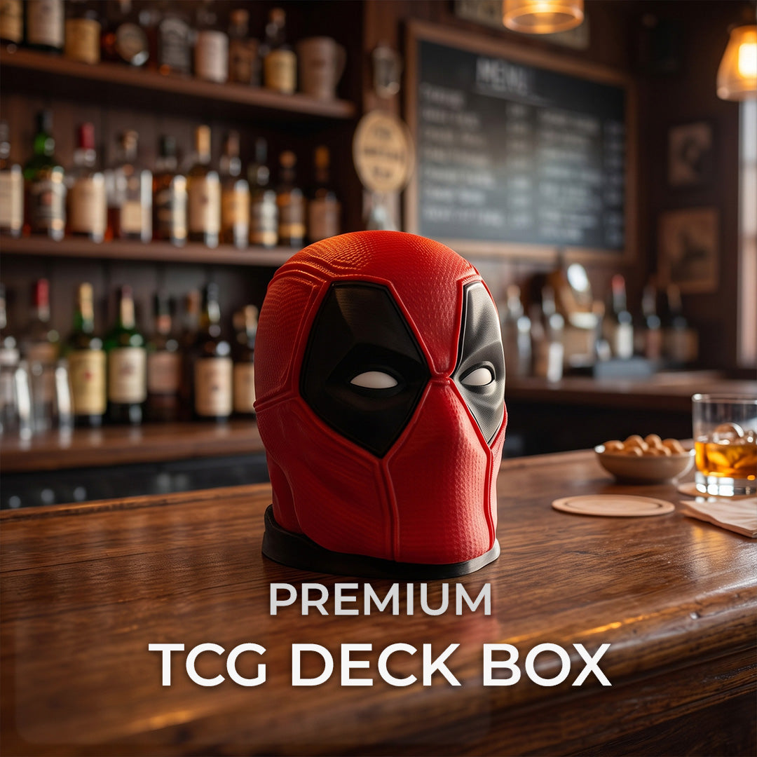 Deadpool MTG Commander Deck Box | Marvel Inspired TCG Magic The Gathering Card Holder