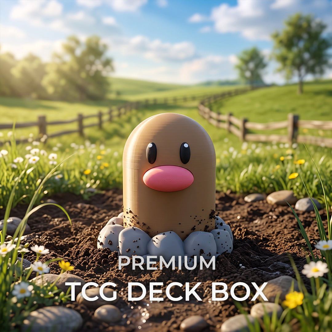 Diglet TCG Commander Deck Box | MTG Magic The Gathering Card Holder | Pokemon Inspired