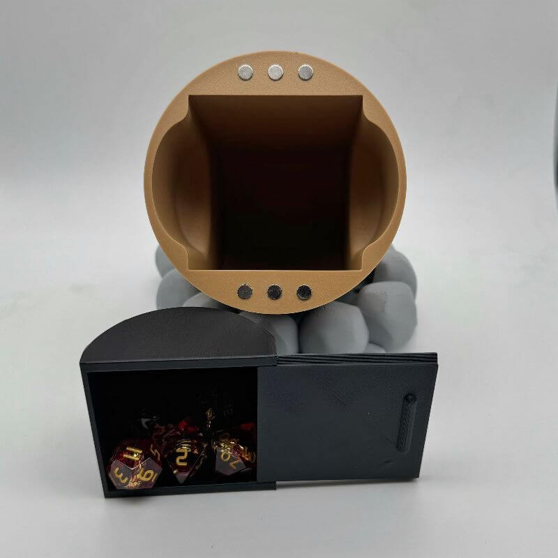 Pokemon TCG Commander Deck Box | MTG Magic The Gathering Card Holder | Token And Dice Storage