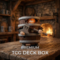 Dwarf in a Barrel MTG Commander Deck Box | Fantasy Magic The Gathering Card Holder