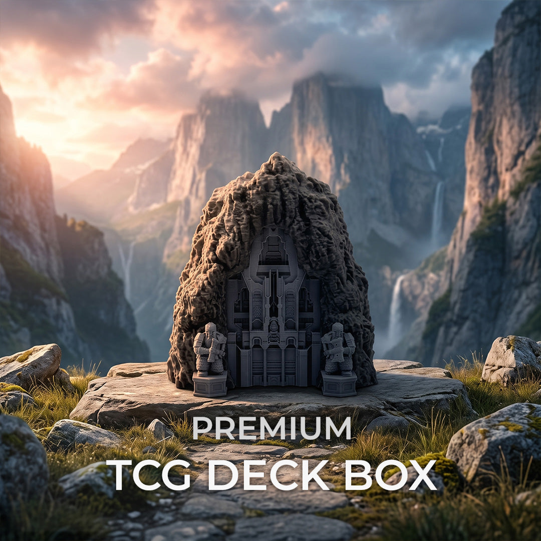 Gate Of Erebor MTG Commander Deck Box | LOTR Hobbit TCG Magic The Gathering Card Holder