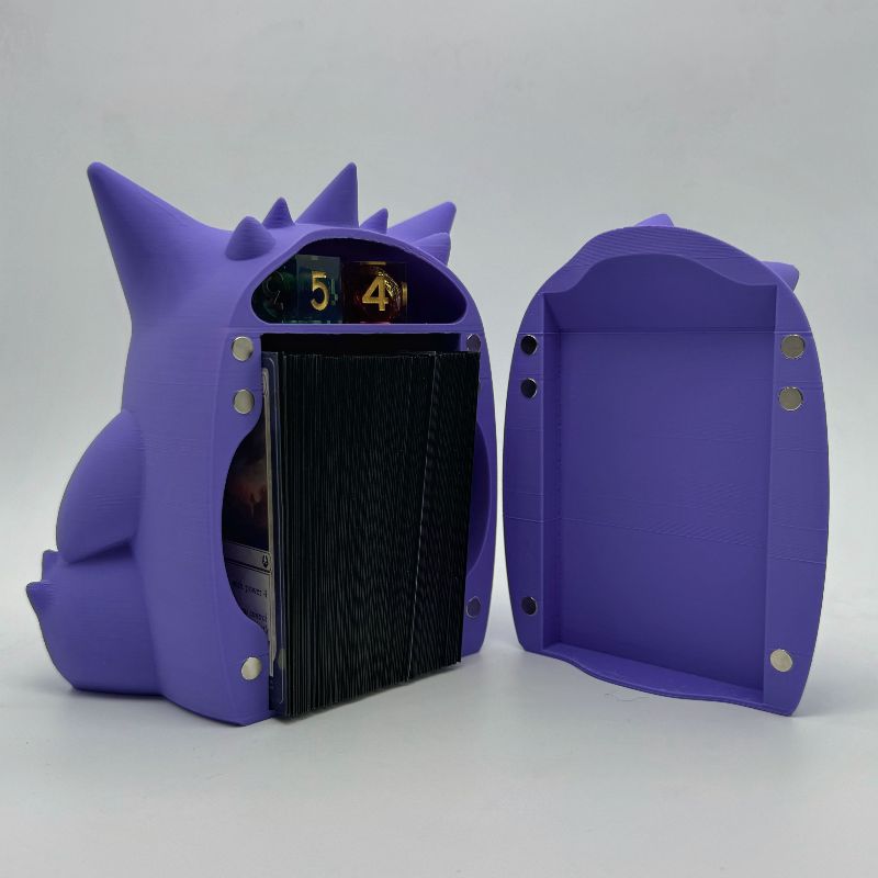 Pokemon TCG Commander Deck Box | MTG Magic The Gathering Card Holder | 100 Card Deck Storage