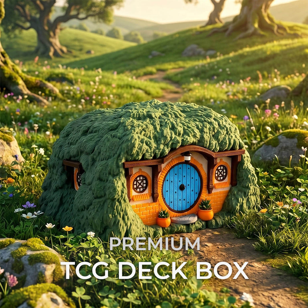Hobbit House Style MTG Commander Deck Box |  LOTR Lord Of The Rings Inspired Magic The Gathering Card Holder