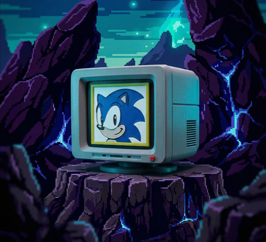 Sonic and Friends MTG Commander Deck Box | Retro Sega Inspired Card Holder