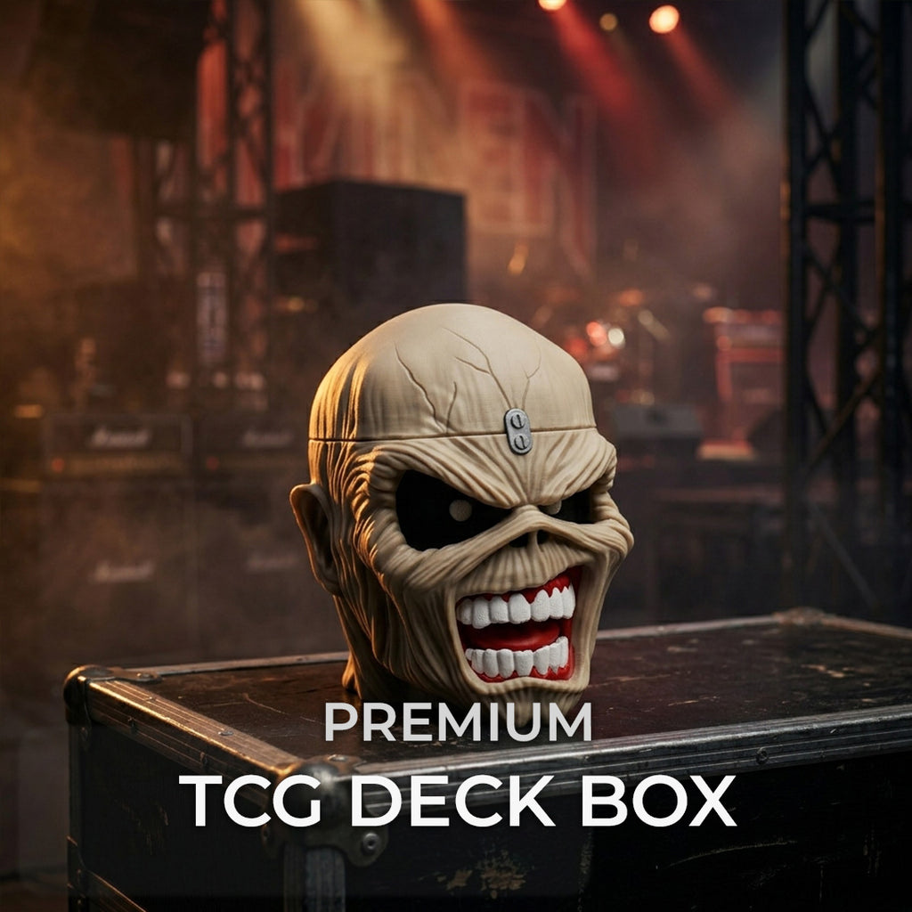 Iron Maiden Eddie MTG Commander Deck Box | Heavy Metal TCG Card Holder