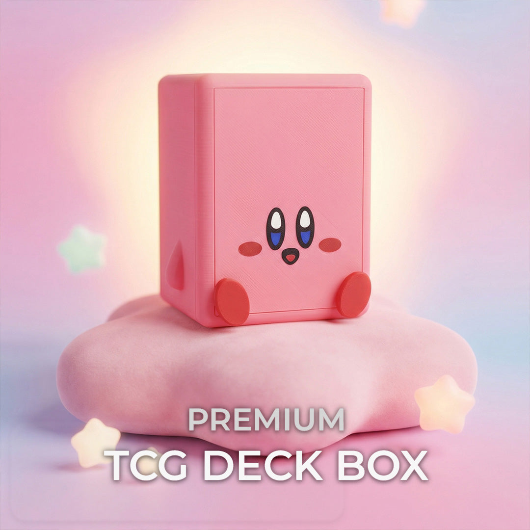 Kirby Inspired MTG Commander Deck Box | 3D Printed Retro Gaming Magic The Gathering Card Holder