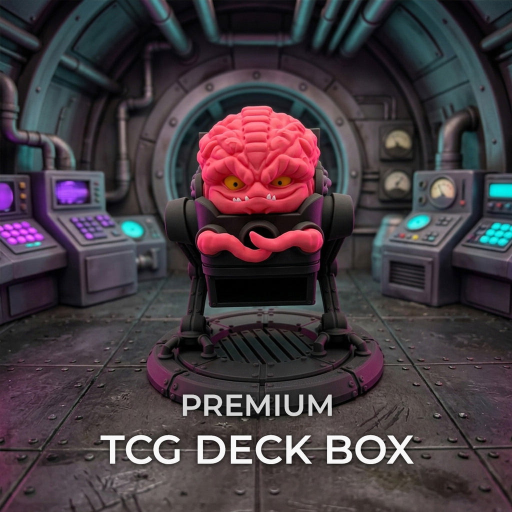 Krang MTG Commander Deck Box | TMNT Inspired Magic The Gathering Card Holder