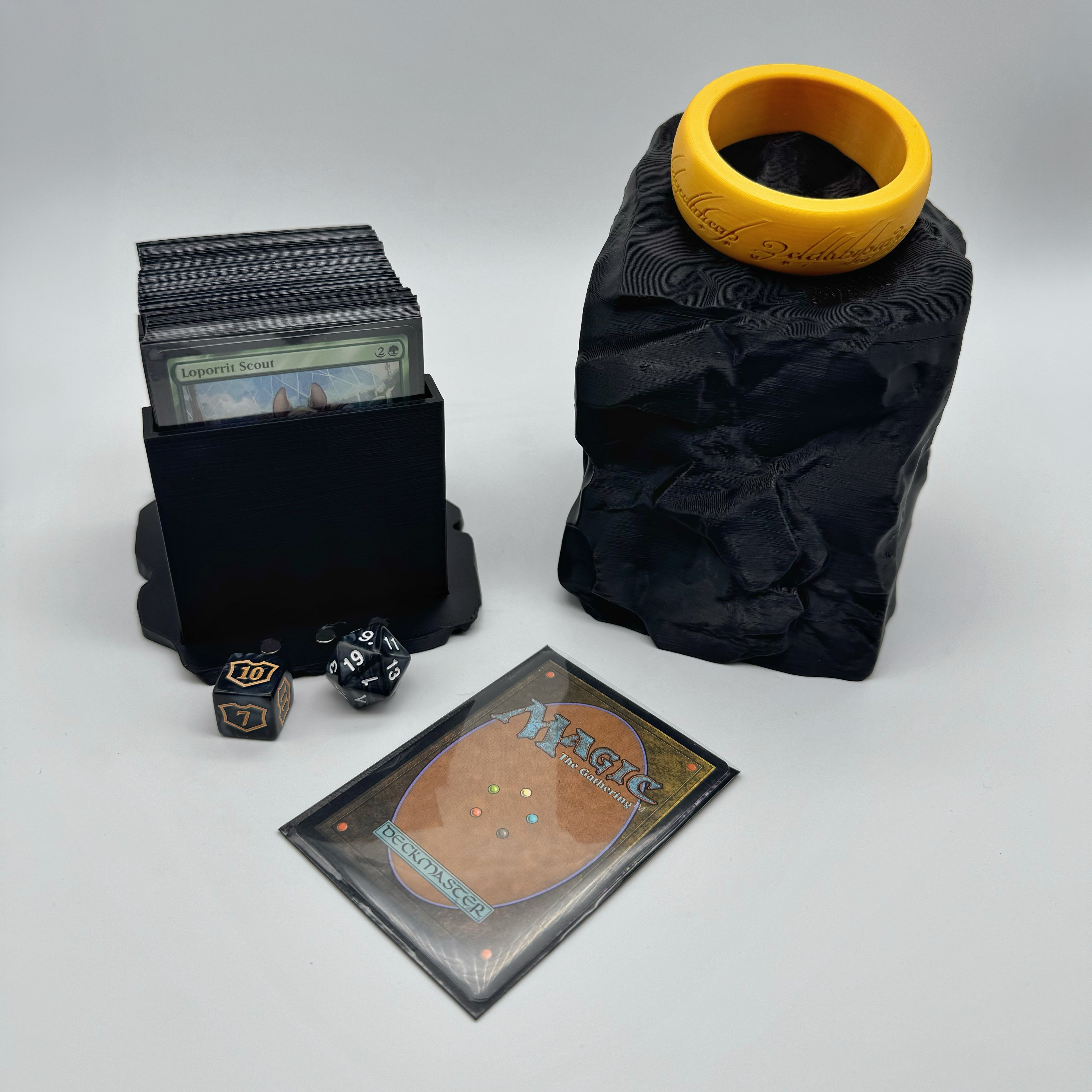 The One Ring MTG Commander Deck Box |  LOTR Lord Of The Rings Inspired Magic The Gathering Card Holder