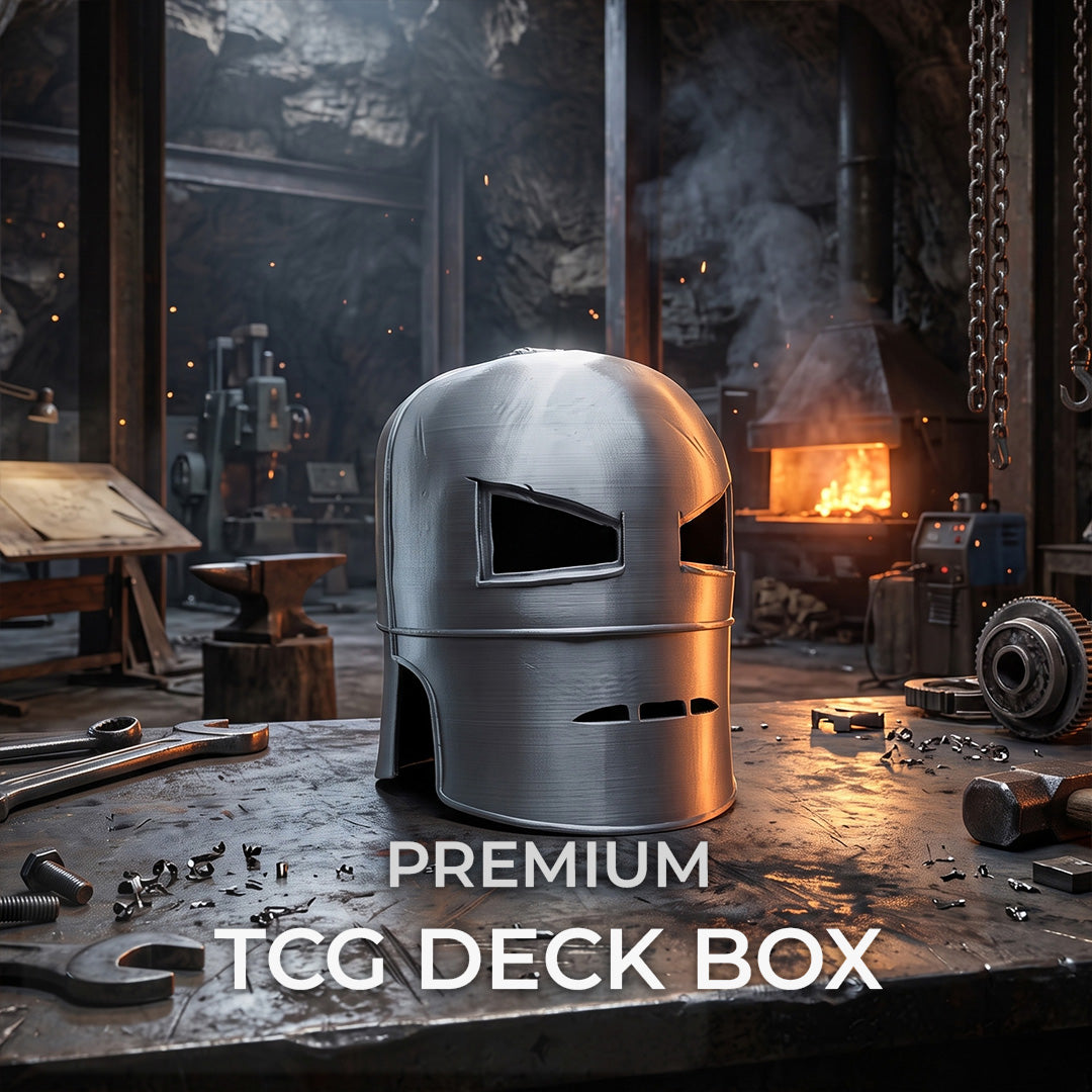 Mark 1 MTG Commander Deck Box | Marvel Iron Man Inspired TCG Magic The Gathering Card Holder