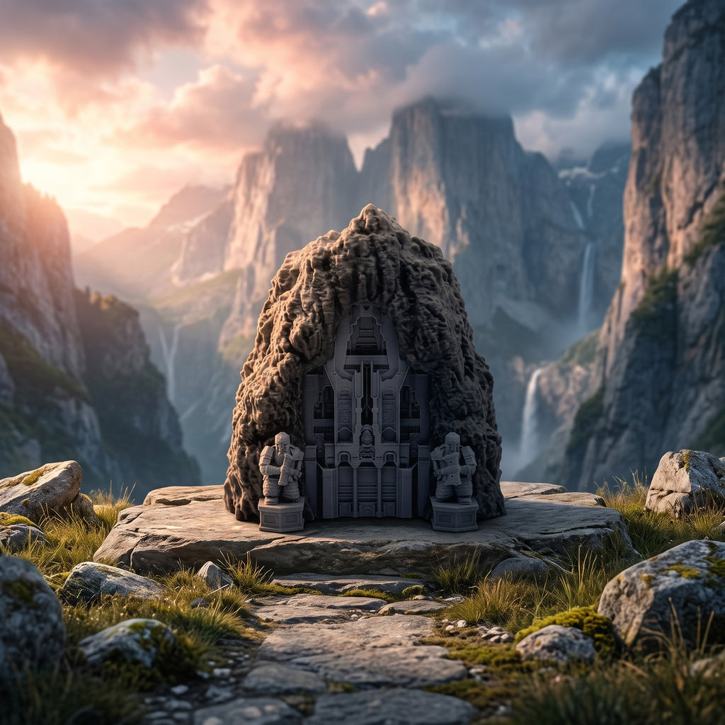 Gate Of Erebor MTG Commander Deck Box | LOTR Hobbit TCG Magic The Gathering Card Holder