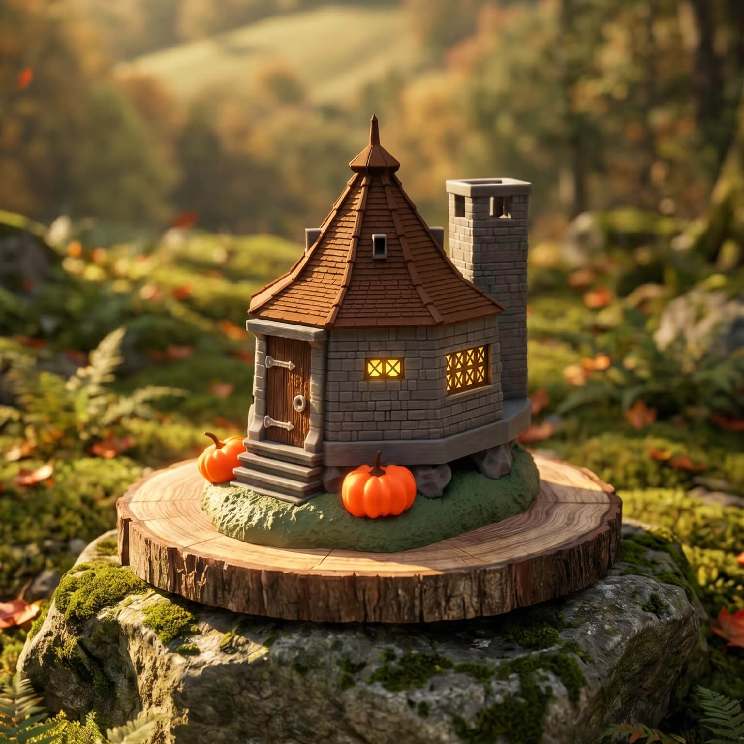 Groundskeeper's House MTG Commander Deck Box | Harry Potter Hagrid Inspired Magic The Gathering Card Holder