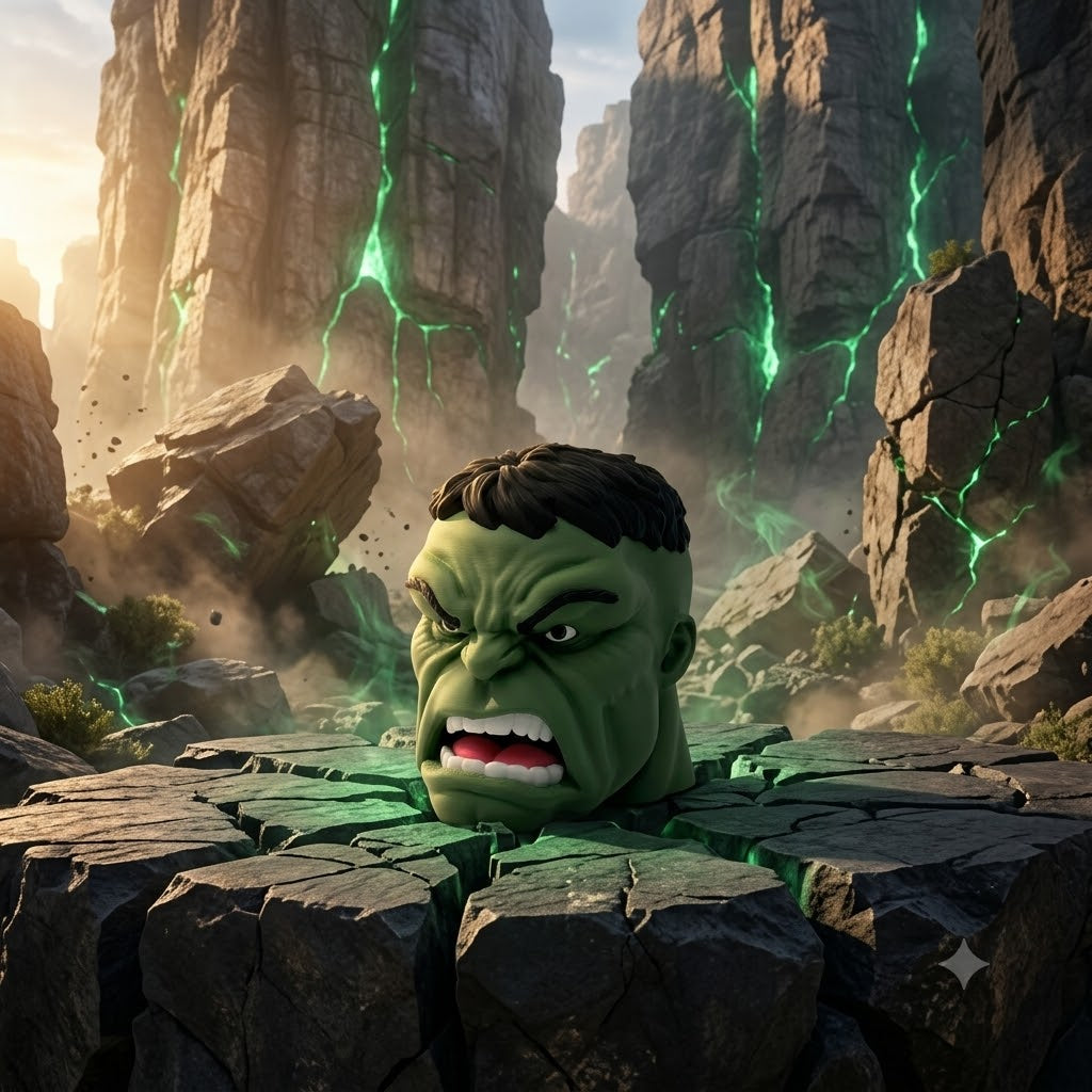 Hulk MTG Commander Deck Box | Marvel Inspired TCG Magic The Gathering Card Holder
