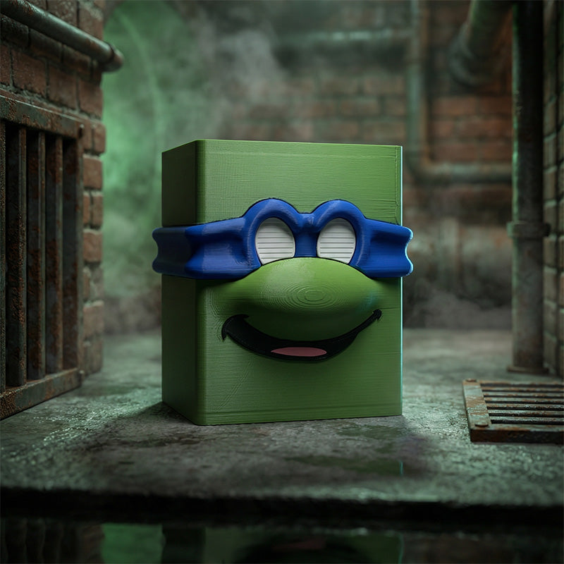 Turtle Head Commander Deck Box | Ninja Turtle Inspired | MTG Magic The Gathering