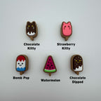 Cat Popsicle Fidget Clicker Toy | Kawaii Sensory Desk ADHD Focus Keychain