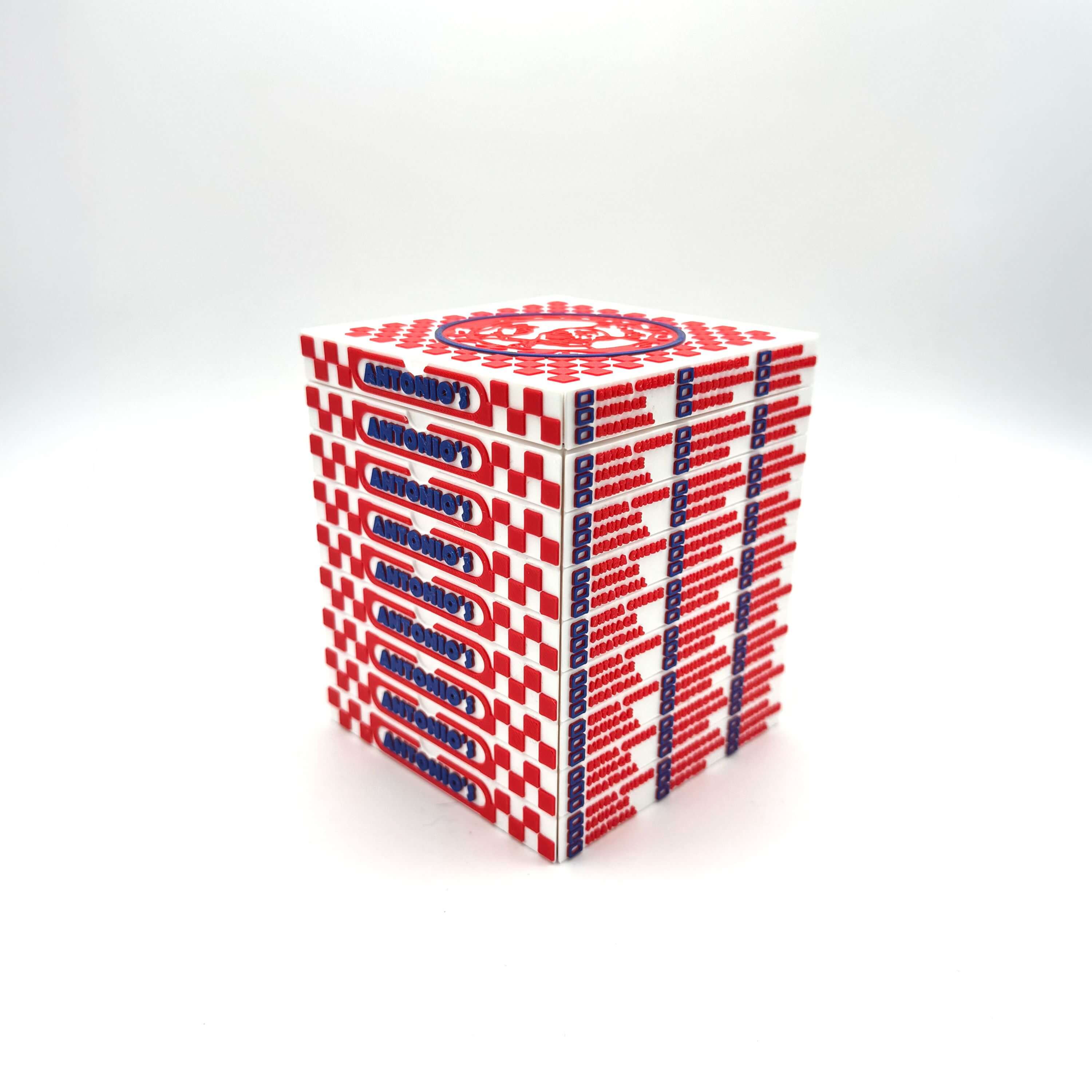 Pizza Stack MTG Commander Deck Box | TMNT Inspired Magic The Gathering Card Holder