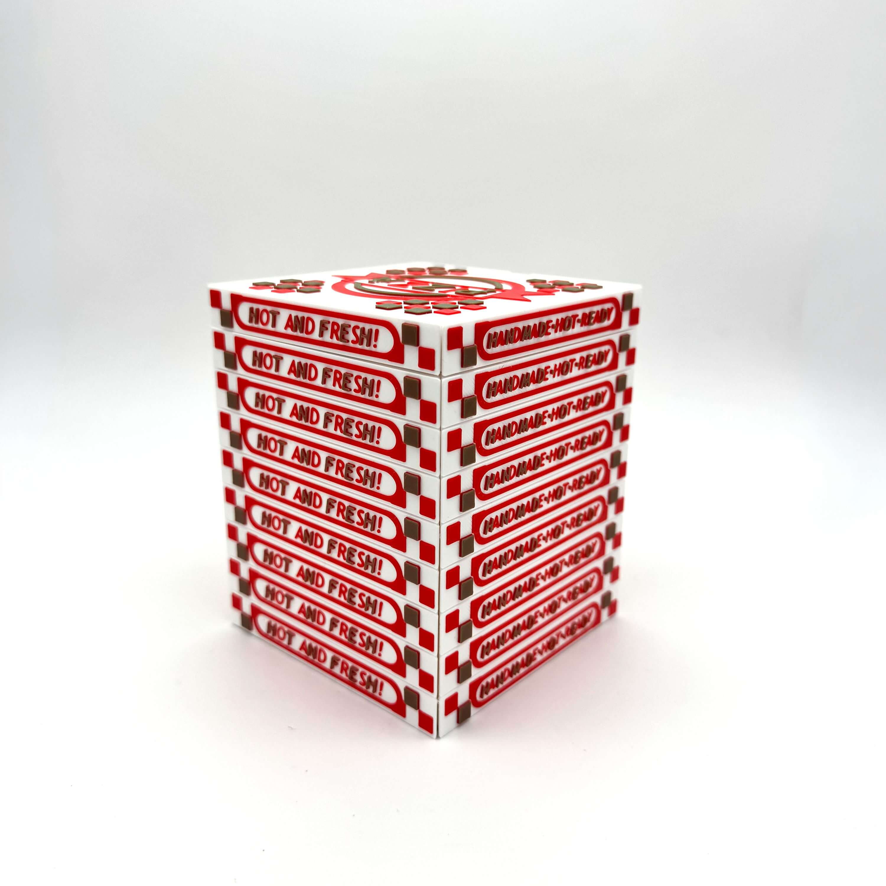 Pizza Stack MTG Commander Deck Box | TMNT Inspired Magic The Gathering Card Holder