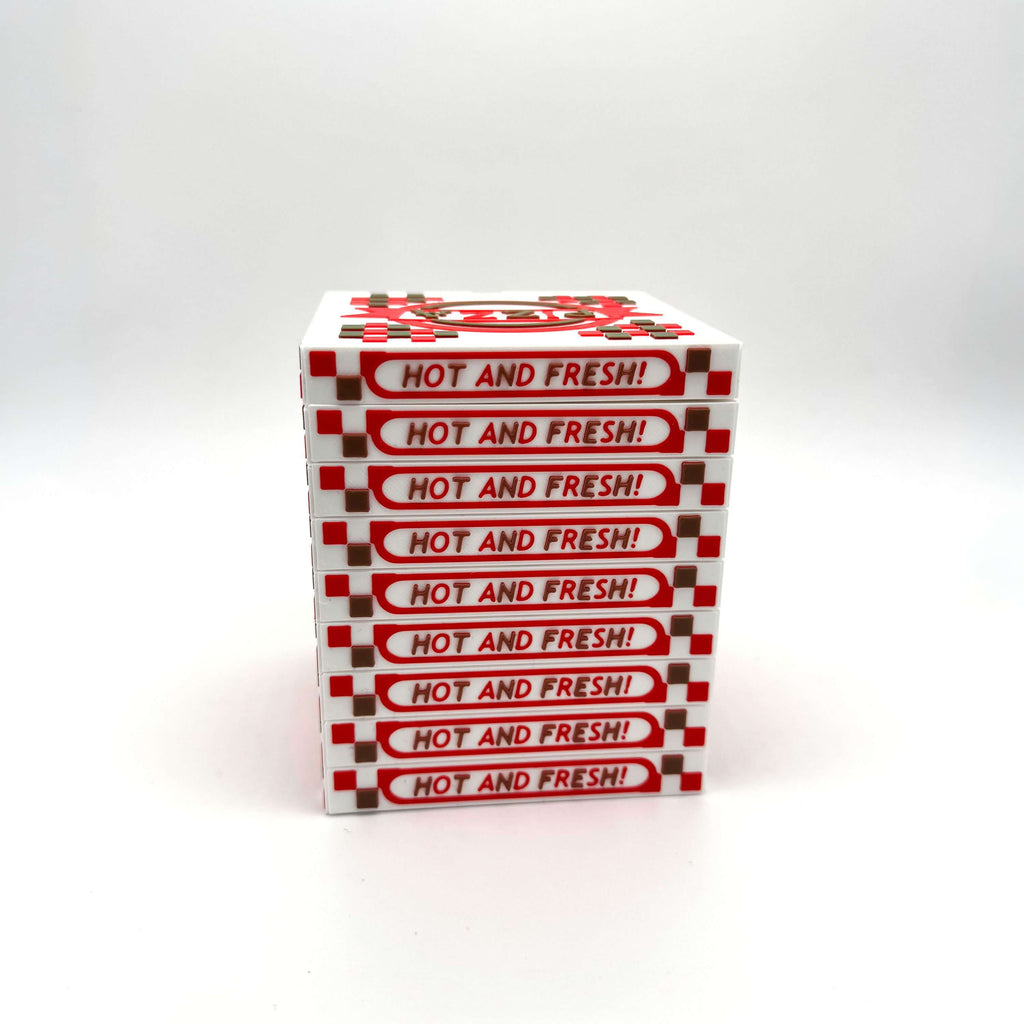 Pizza Stack MTG Commander Deck Box | TMNT Inspired Magic The Gathering Card Holder