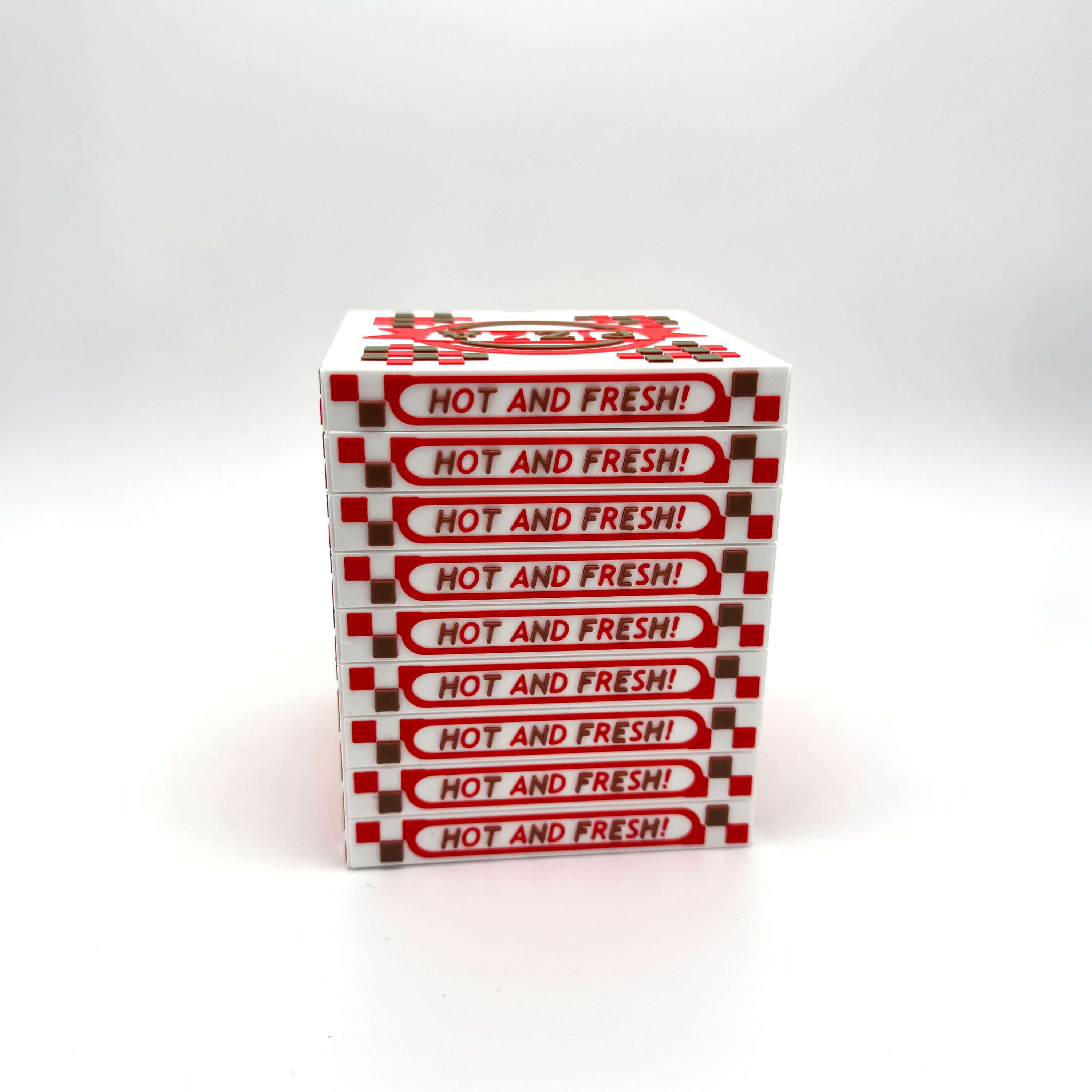 Pizza Stack MTG Commander Deck Box | TMNT Inspired Magic The Gathering Card Holder