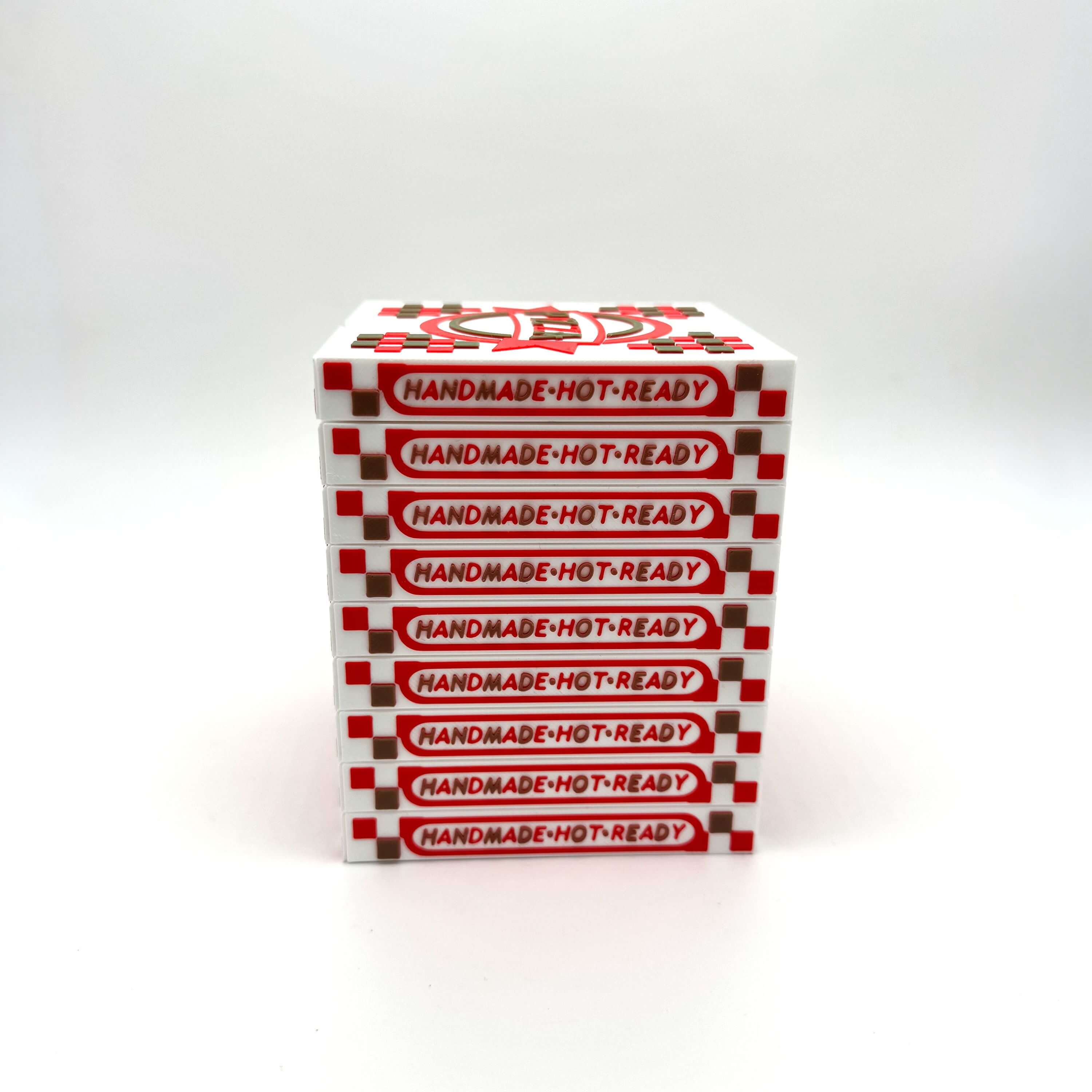 Pizza Stack MTG Commander Deck Box | TMNT Inspired Magic The Gathering Card Holder