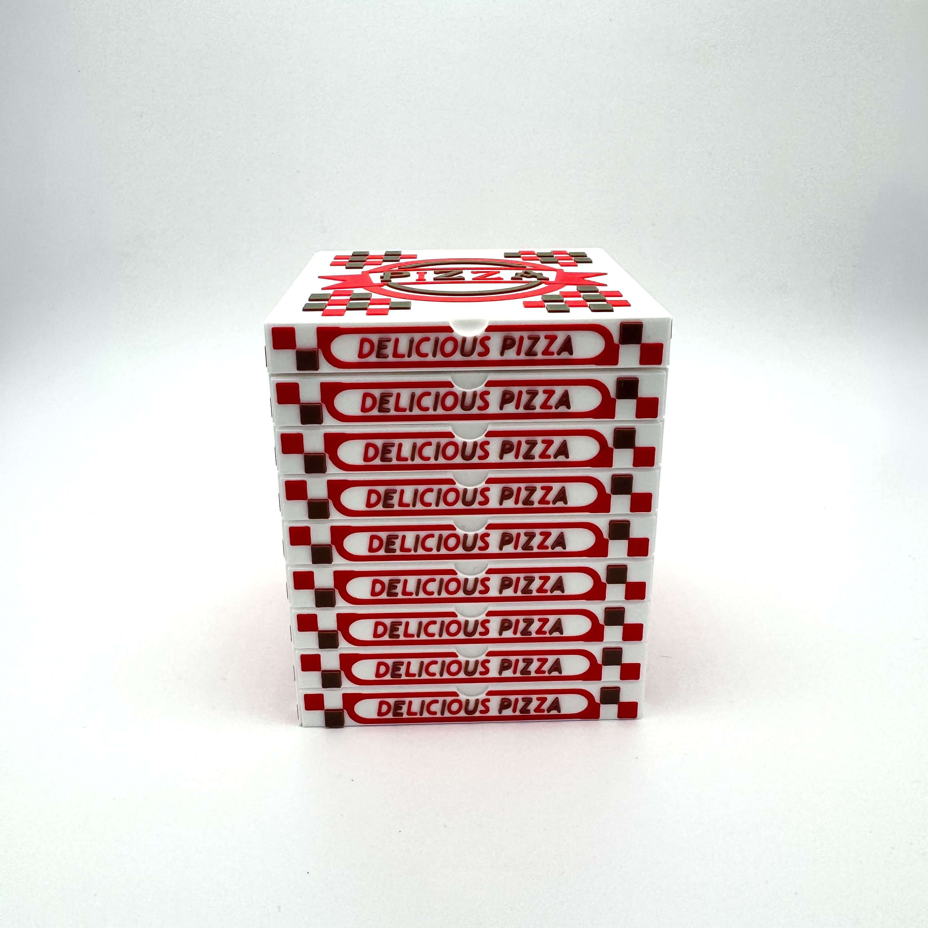 Pizza Stack MTG Commander Deck Box | TMNT Inspired Magic The Gathering Card Holder