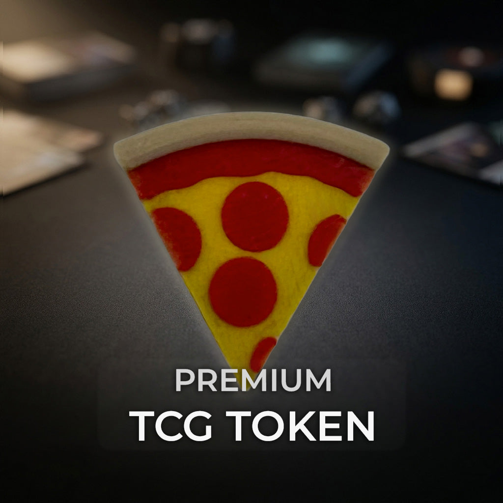 Pizza Slice MTG Token | TMNT Inspired Magic the Gathering Token | DnD Tabletop Accessory
