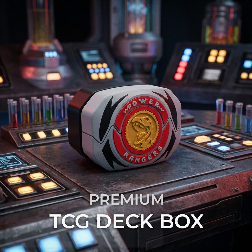 Power Morpher MTG Commander Deck Box | Power Rangers Inspired TCG Card Holder