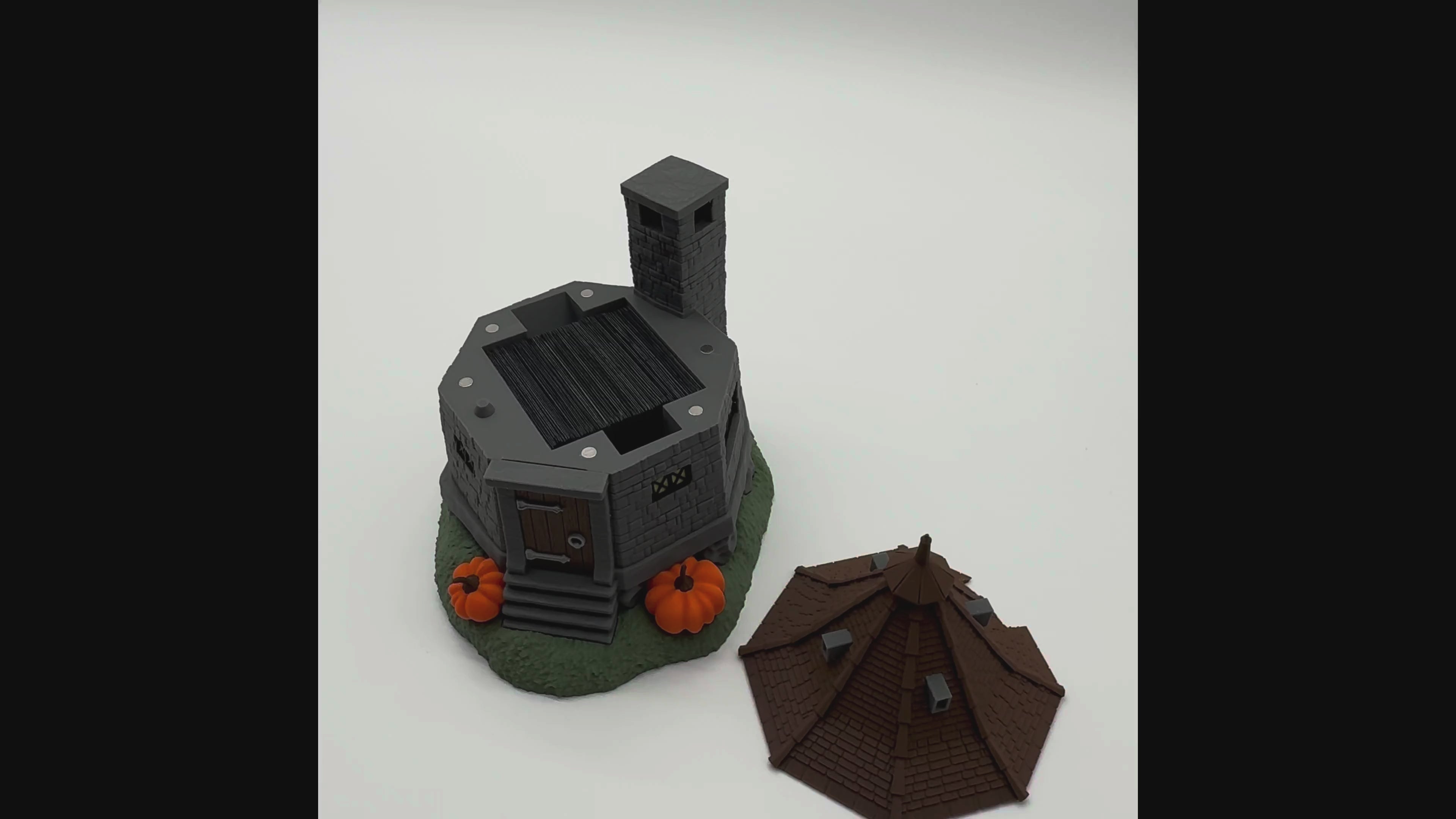 Groundskeeper's House MTG Commander Deck Box | Harry Potter Hagrid Inspired Magic The Gathering Card Holder