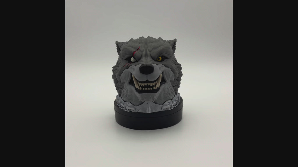 Wolf MTG Commander Deck Box | Fantasy Magic The Gathering TCG Card Holder | White or Battle-Scarred