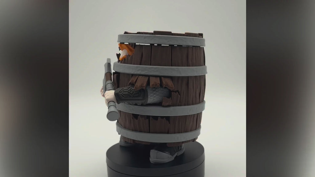 Dwarf in a Barrel MTG Commander Deck Box | Fantasy Magic The Gathering Card Holder