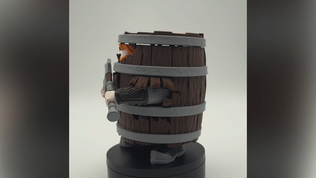 Dwarf in a Barrel MTG Commander Deck Box | Fantasy Magic The Gathering Card Holder