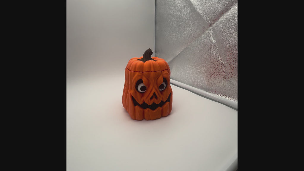 Spooky Pumpkin MTG Commander Deck Box | Halloween Gift | Magic The Gathering Card Holder