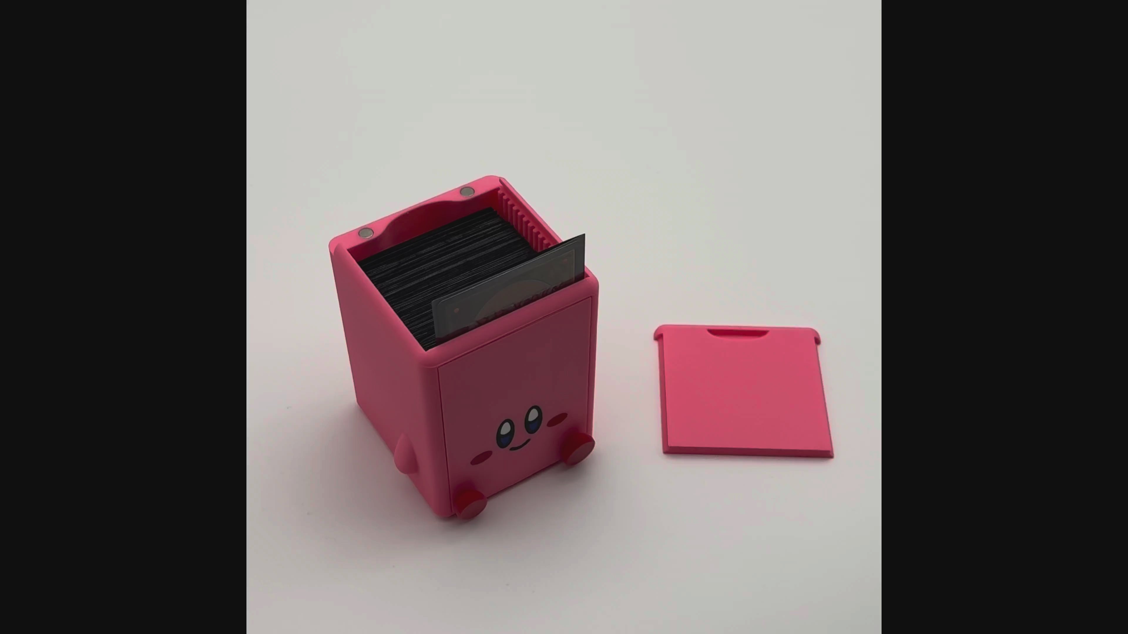 Kirby Inspired MTG Commander Deck Box | 3D Printed Retro Gaming Magic The Gathering Card Holder