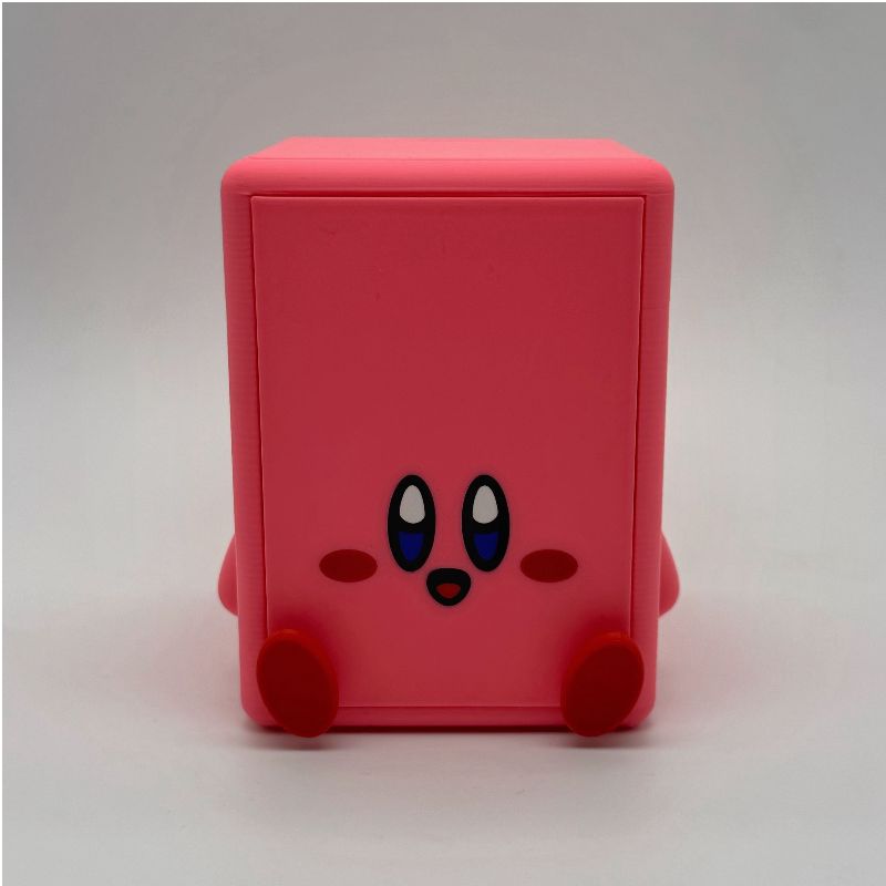 Kirby Inspired MTG Commander Deck Box | 3D Printed Retro Gaming Magic The Gathering Card Holder