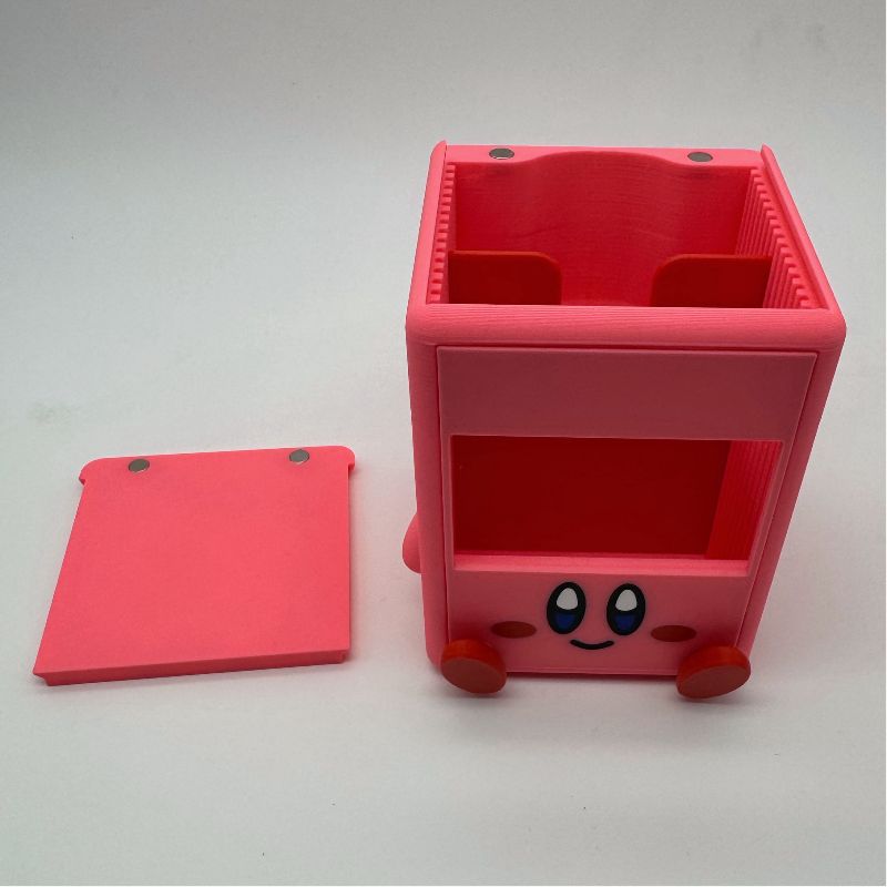 Kirby Inspired MTG Commander Deck Box | 3D Printed Retro Gaming Magic The Gathering Card Holder