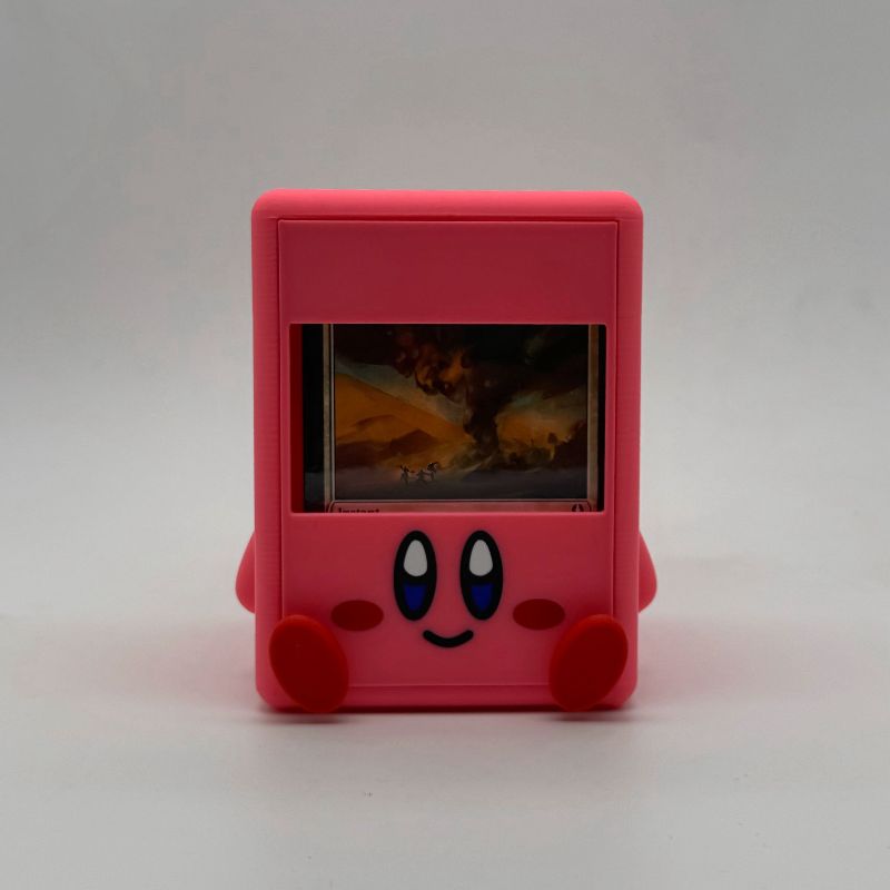 Kirby Inspired MTG Commander Deck Box | 3D Printed Retro Gaming Magic The Gathering Card Holder