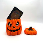 Spooky Pumpkin MTG Commander Deck Box | Halloween Gift | Magic The Gathering Card Holder