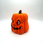 Spooky Pumpkin MTG Commander Deck Box | Halloween Gift | Magic The Gathering Card Holder