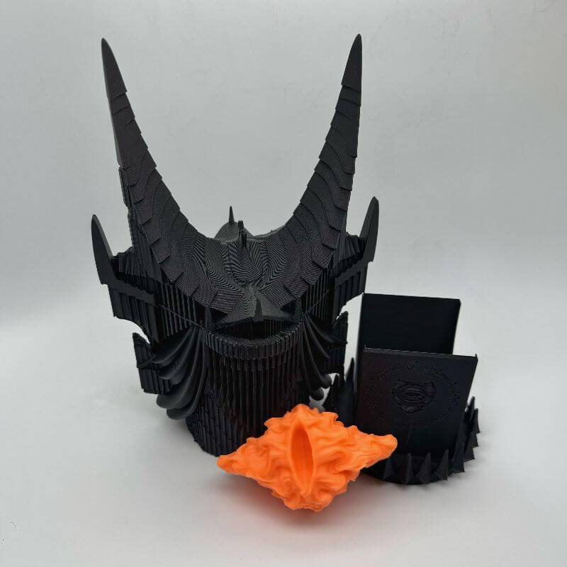 Eye of Sauron MTG Commander Deck Box | Glow in the Dark | LOTR Lord Of The Rings Magic The Gathering Card Holder