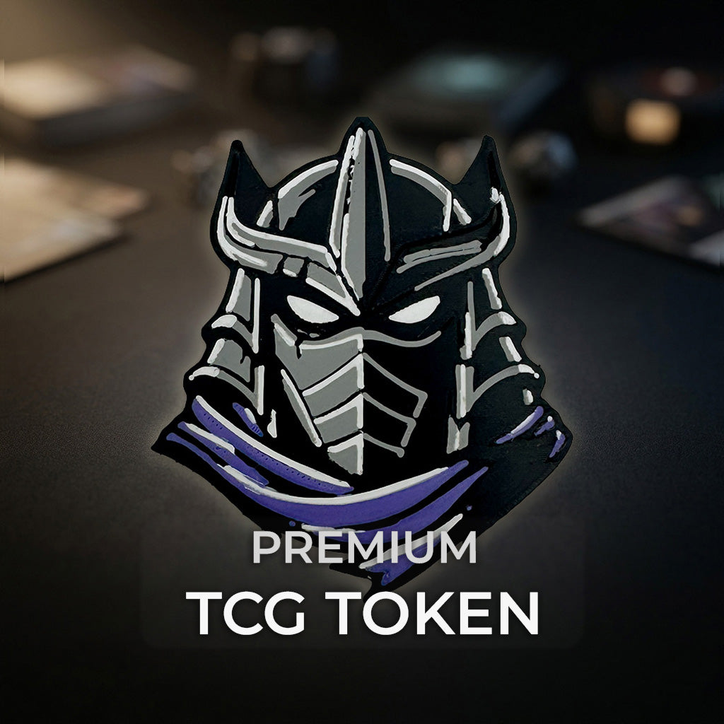 Shredder Helmet MTG Token | TMNT Inspired Magic the Gathering Token | DnD Tabletop Accessory