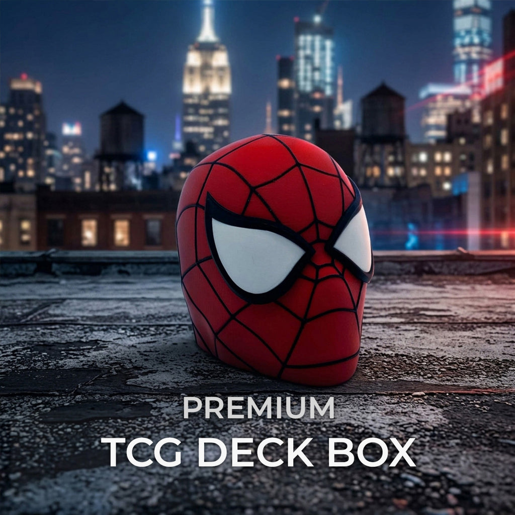 Spider-Man MTG Commander Deck Box | Spiderman Inspired Magic The Gathering Card Holder | 100 Double Sleeved