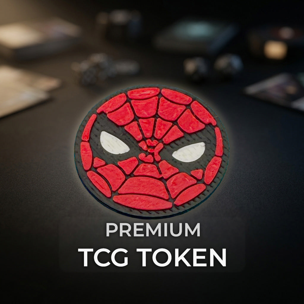 Spider-Man Mask MTG Token | Marvel Magic The Gathering Token | Commander EDH TCG Counter
