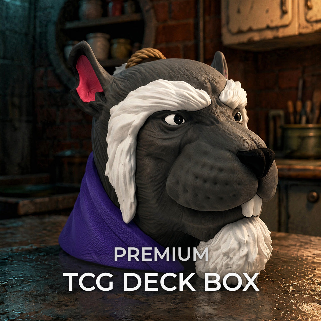 Splinter Rat MTG Commander Deck Box | TMNT Inspired Magic The Gathering Card Holder
