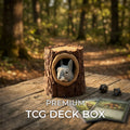 Squirrel Tree Trunk MTG Commander Deck Box | Magic The Gathering Card Holder