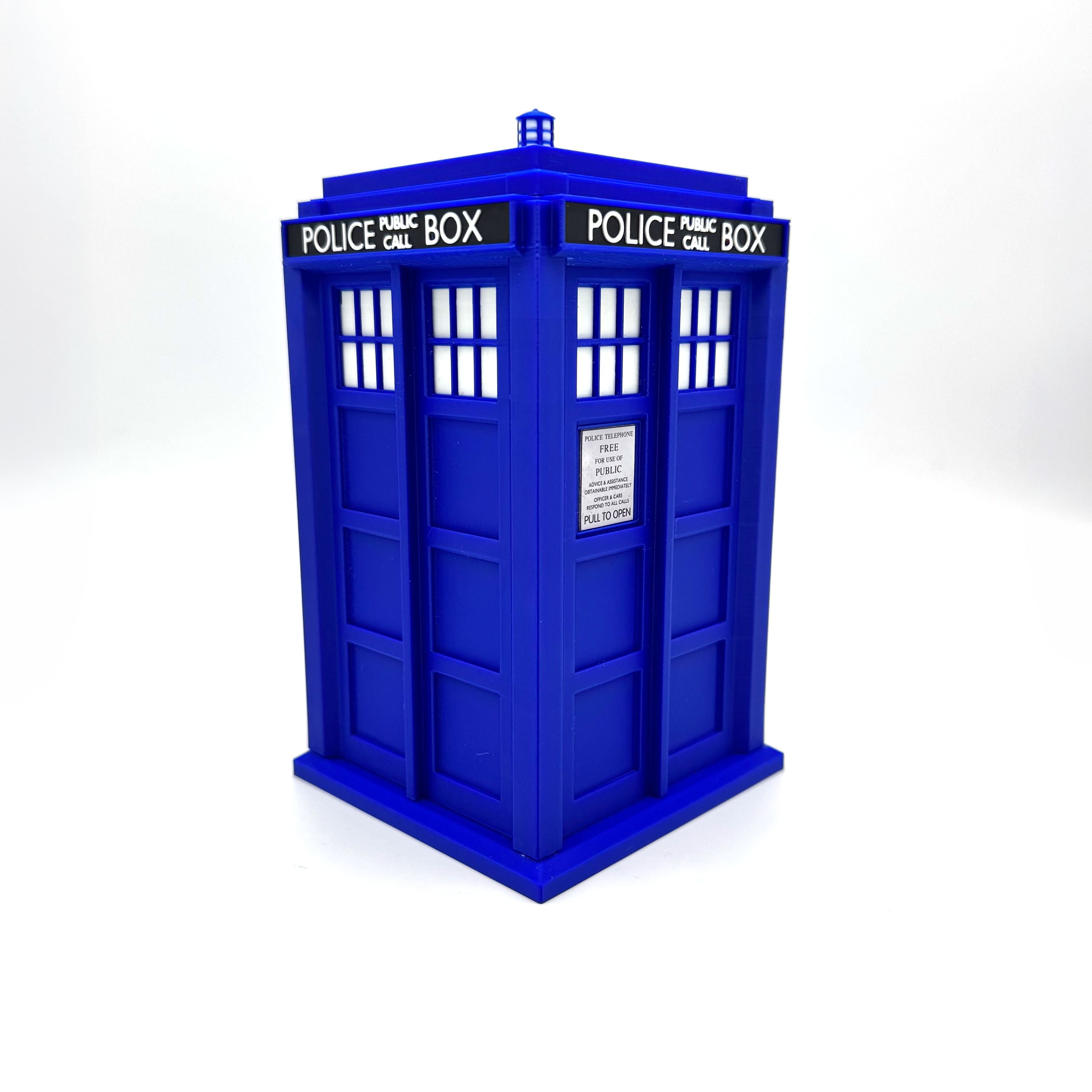 TARDIS MTG Commander Deck Box | Doctor Who Inspired Magic The Gathering Card Holder with Dice Storage