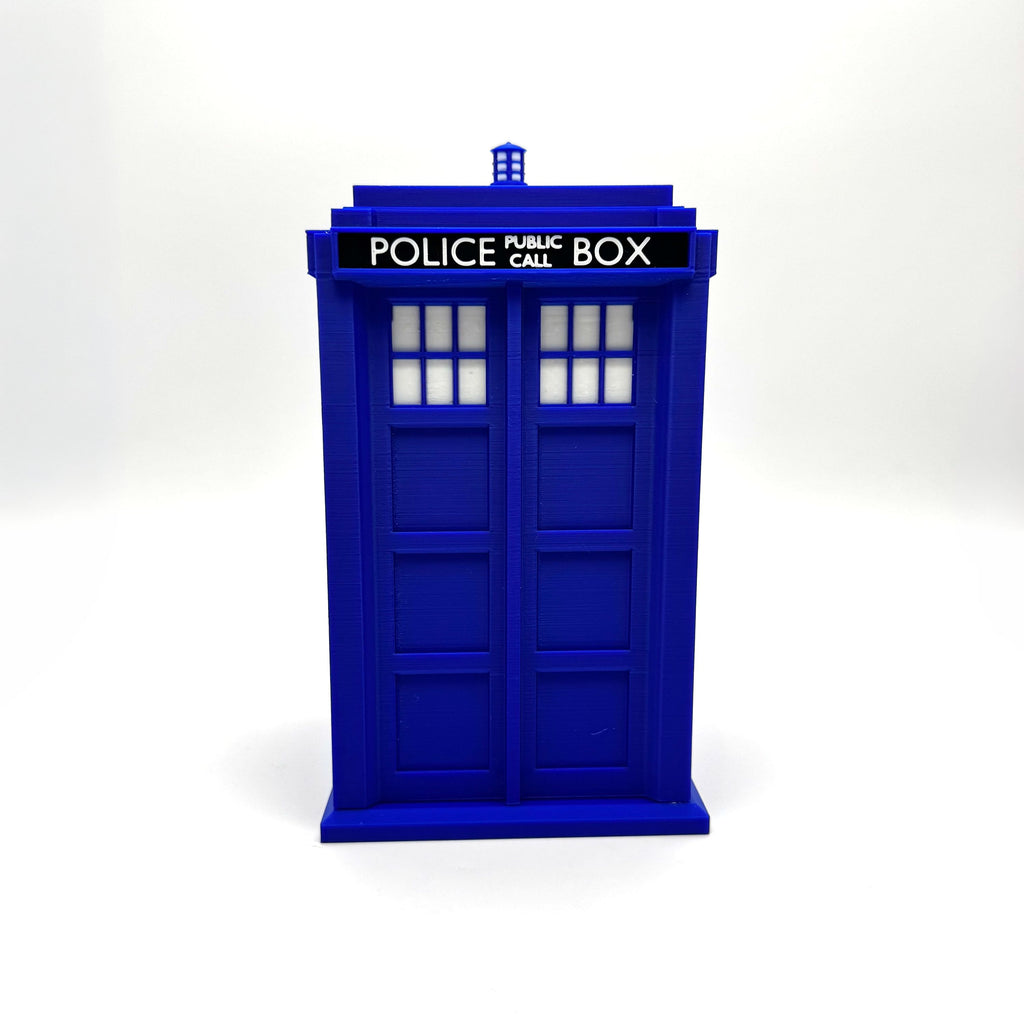 TARDIS MTG Commander Deck Box | Doctor Who Inspired Magic The Gathering Card Holder with Dice Storage